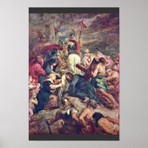 Christ Carrying The Cross By Rubens Peter Paul Poster