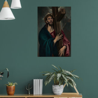 Christ Carrying the Cross (Dark) Poster