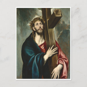 Christ Carrying the Cross, El Greco  Postcard