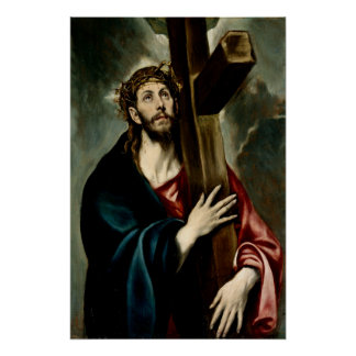 Christ Carrying the Cross (Light 1) Poster