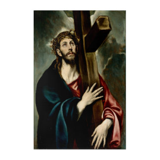 Christ Carrying the Cross (Light 1) Poster Acrylic Print
