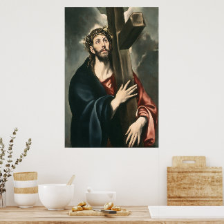 Christ Carrying the Cross (Light 2) Poster