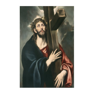 Christ Carrying the Cross (Light 2) Poster Acrylic Print