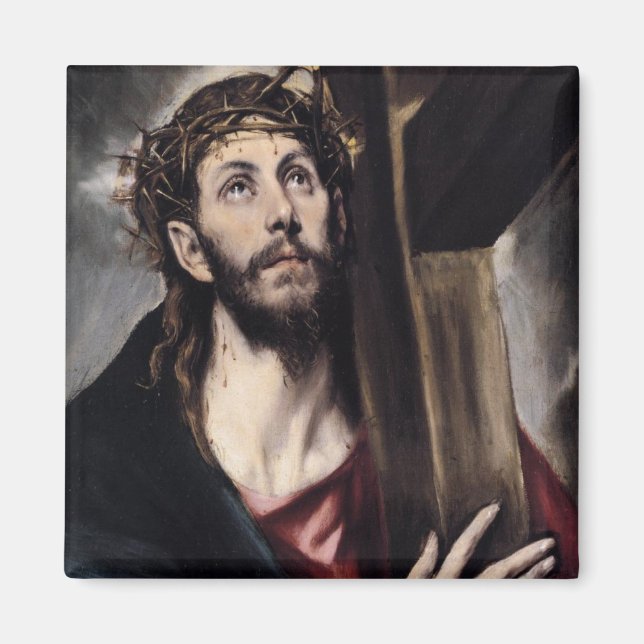 Christ Carrying The Cross Magnet (Front)