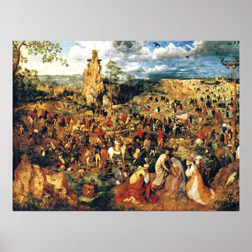 Christ Carrying the Cross Pieter Bruegel the Elder Poster
