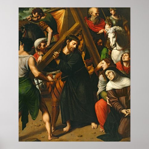 Christ Carrying the Cross Poster