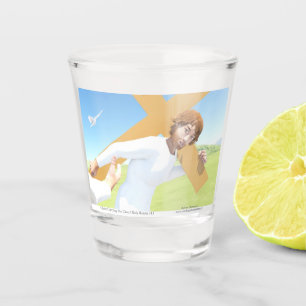 Christ carrying the Cross  Shot Glass