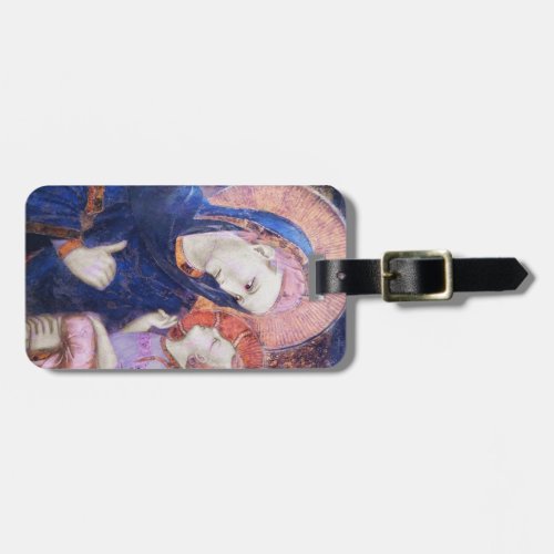 Christ Child Looking at His Mother Luggage Tag