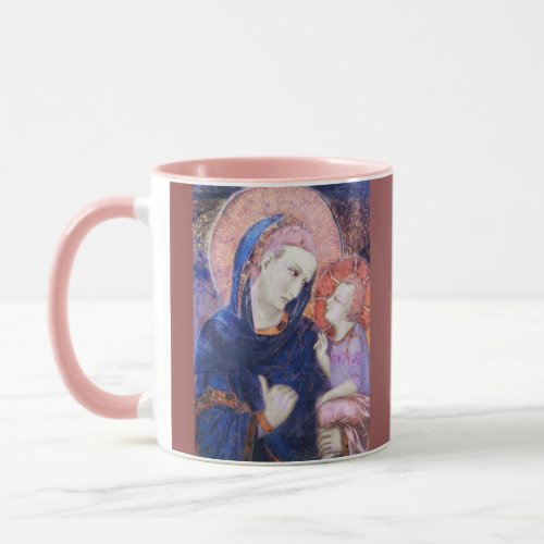 Christ Child Looking at His Mother Mug