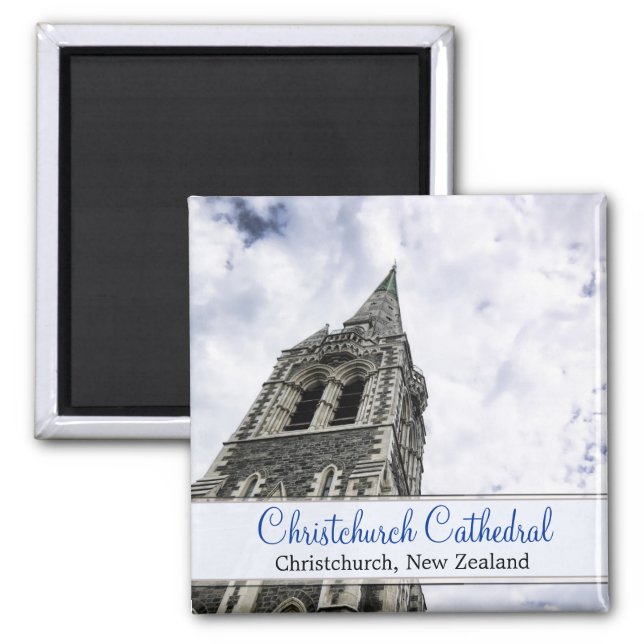 Christ Church Cathedral, New Zealand Magnet (Front)