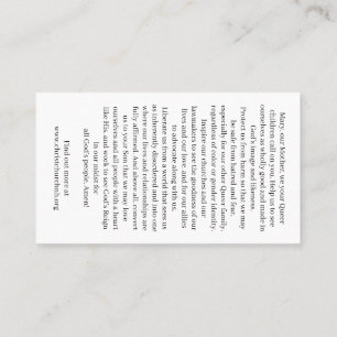 Christ Church Rainbow Madonna Card