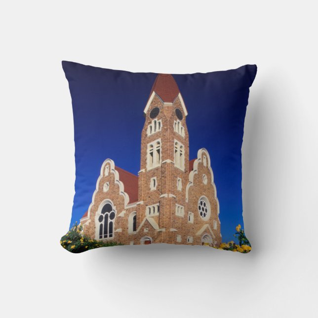 Christ Church, Windhoek, Khomas, Namibia Throw Pillow (Front)