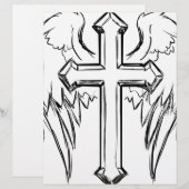Christ cross with wings (Front/Back)