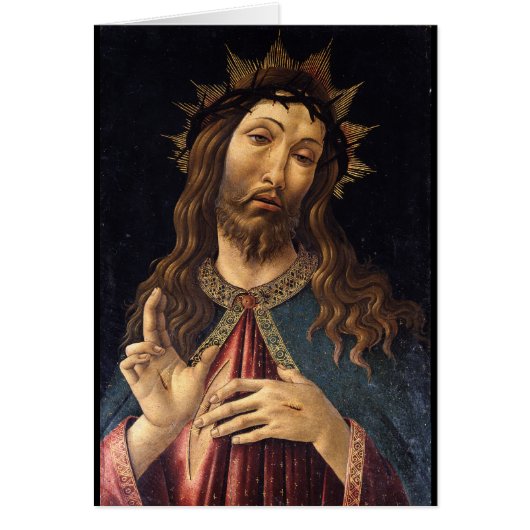 Christ Crowned with Thorns by Botticelli Cards (Front)
