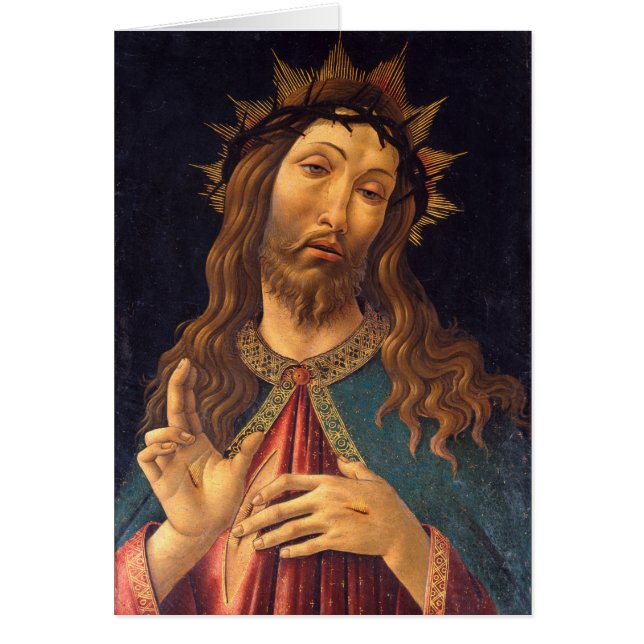 Christ Crowned with Thorns by Sandro Botticelli Cards (Front)