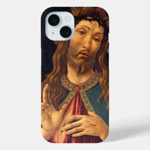 Christ Crowned with Thorns by Sandro Botticelli iPhone 15 Case