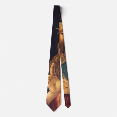 Christ Crowned with Thorns by Sandro Botticelli Neck Tie