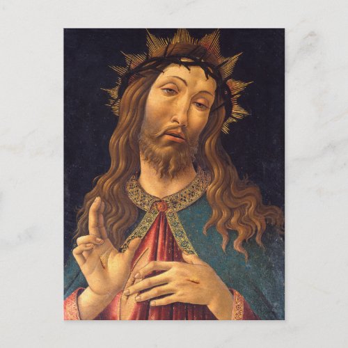 Christ Crowned with Thorns by Sandro Botticelli Postcard