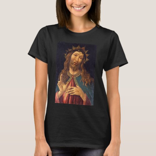 Christ Crowned with Thorns by Sandro Botticelli T_Shirt