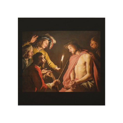 Christ Crowned with Thorns Wood Wall Decor