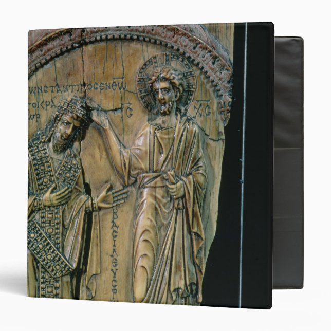Christ Crowning the Emperor Constantine VII 3 Ring Binder (Front/Inside)
