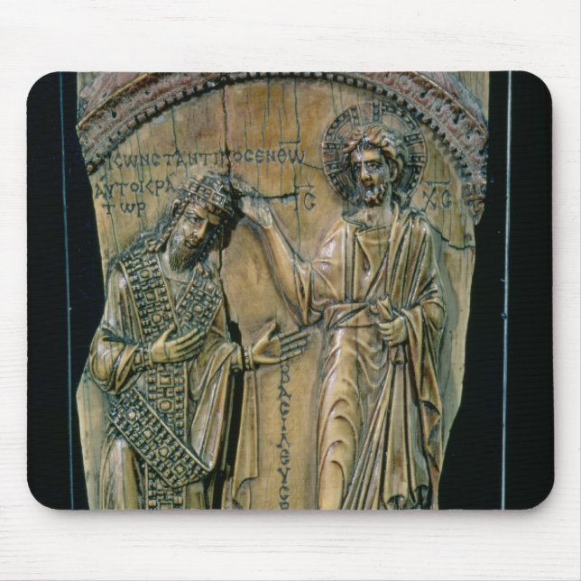 Christ Crowning the Emperor Constantine VII Mouse Pad (Front)