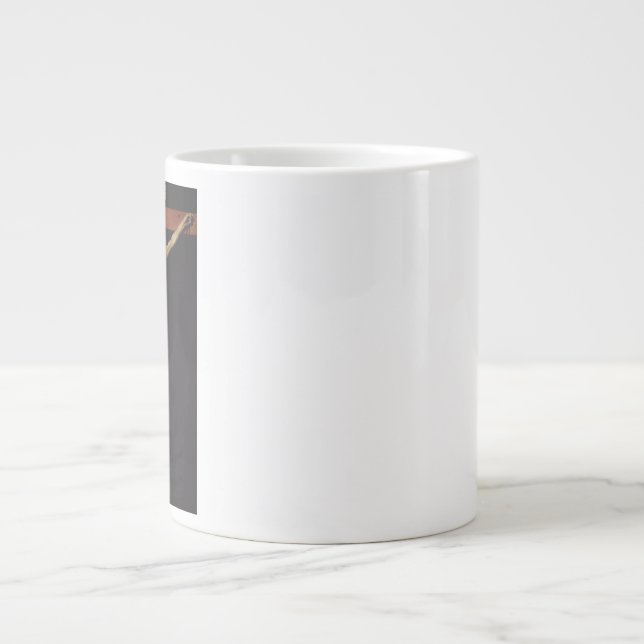 Christ Crucified by Diego Velazquez Giant Coffee Mug (Front)