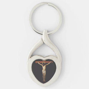 Christ Crucified by Diego Velazquez  Keychain