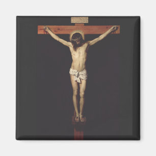 Christ Crucified by Diego Velazquez Magnet