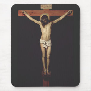 Christ Crucified by Diego Velazquez Mouse Pad