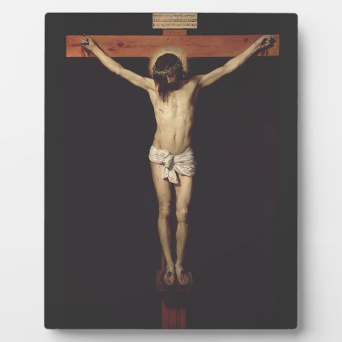 Christ Crucified by Diego Velazquez  Plaque