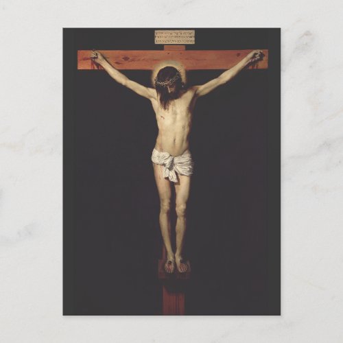 Christ Crucified by Diego Velazquez Postcard