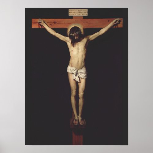 Christ Crucified by Diego Velazquez  Poster