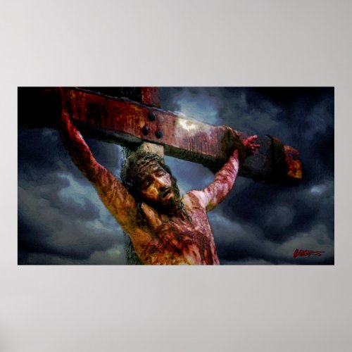 Christ Crucified For YOU  Poster