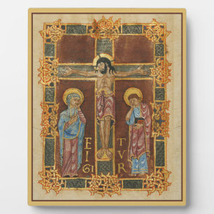 Christ Crucified Medieval Christian art Plaque