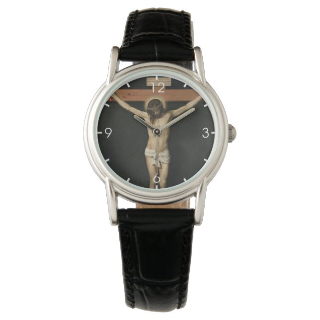 Christ Crucified on the Cross (Faith) (Velazquez) Watch (Front)