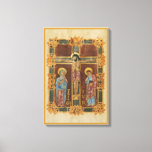 Christ Crucified Stretched Canvas Print