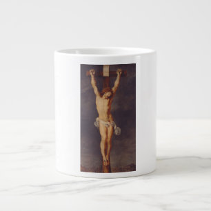 Christ dead on the cross by Peter Paul Rubens Art Giant Coffee Mug