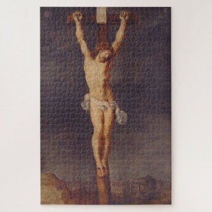 Christ dead on the cross by Peter Paul Rubens Art Jigsaw Puzzle