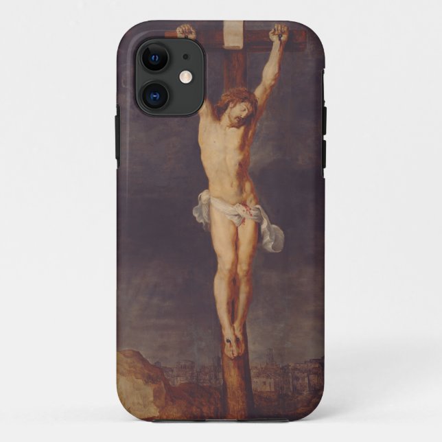 Christ dead on the cross by Peter Paul Rubens  Case-Mate iPhone Case (Back)
