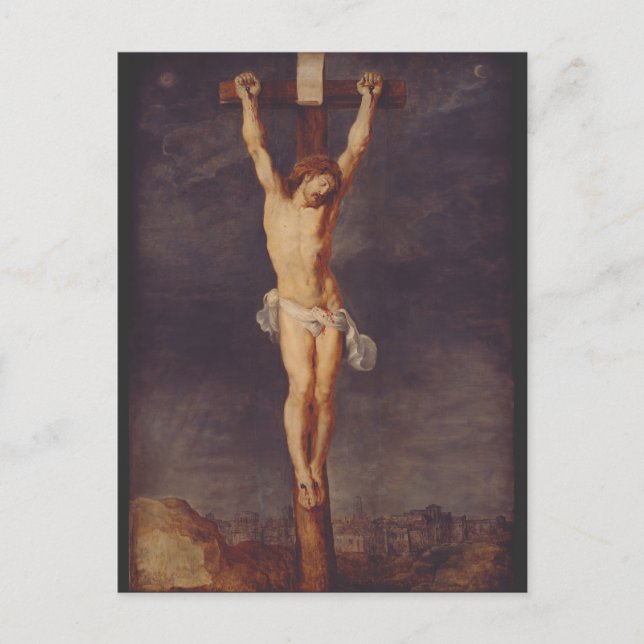 Christ dead on the cross by Peter Paul Rubens  Postcard (Front)