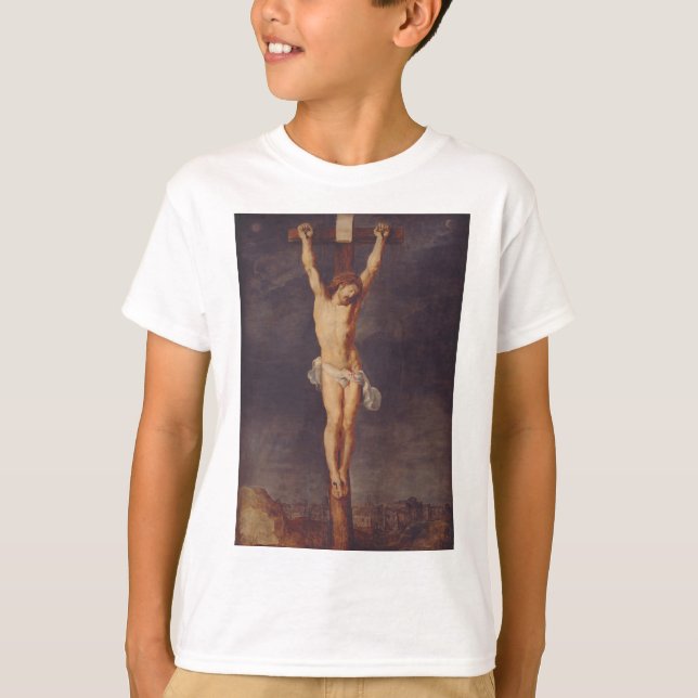 Christ dead on the cross by Peter Paul Rubens  T-Shirt (Front)