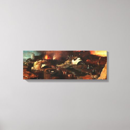Christ Descent Into Hell by Hieronymus Bosch Canvas Print