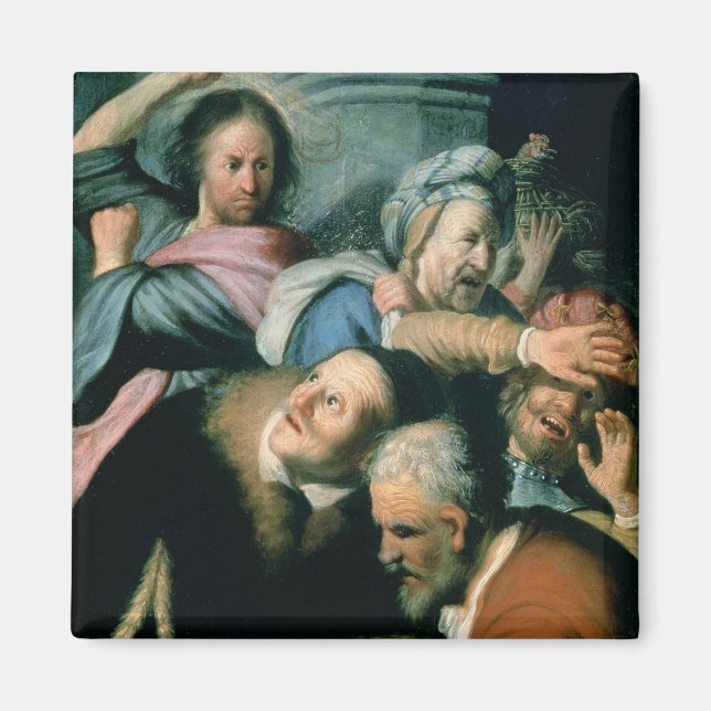 Christ Driving the Moneychangers Magnet (Front)