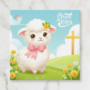 Christ/Easter/lamb/cross Favor Tags