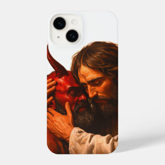 Christ Embracing Lucifer iPhone 14 Case