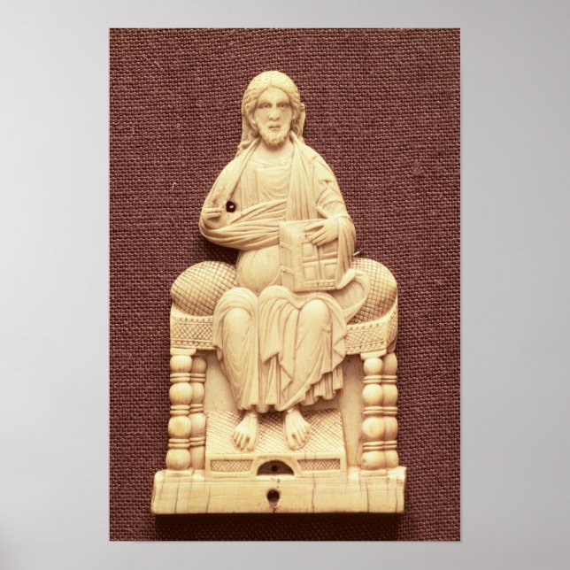 Christ enthroned, Byzantine, 10-11th century Poster (Front)