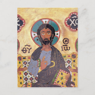 Christ Enthroned Postcard