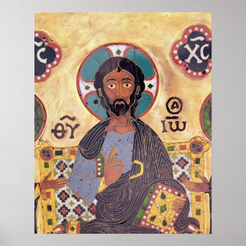 Christ Enthroned Poster