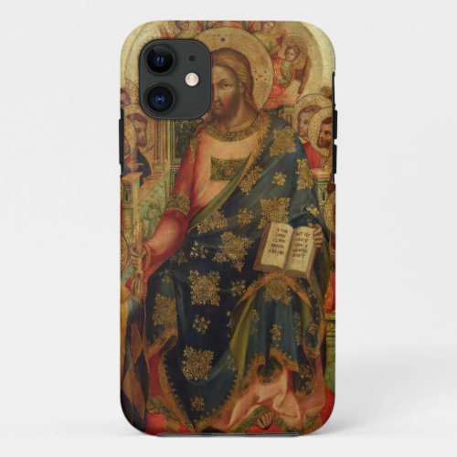 Christ Enthroned with Saints and Angels Handing th iPhone 11 Case